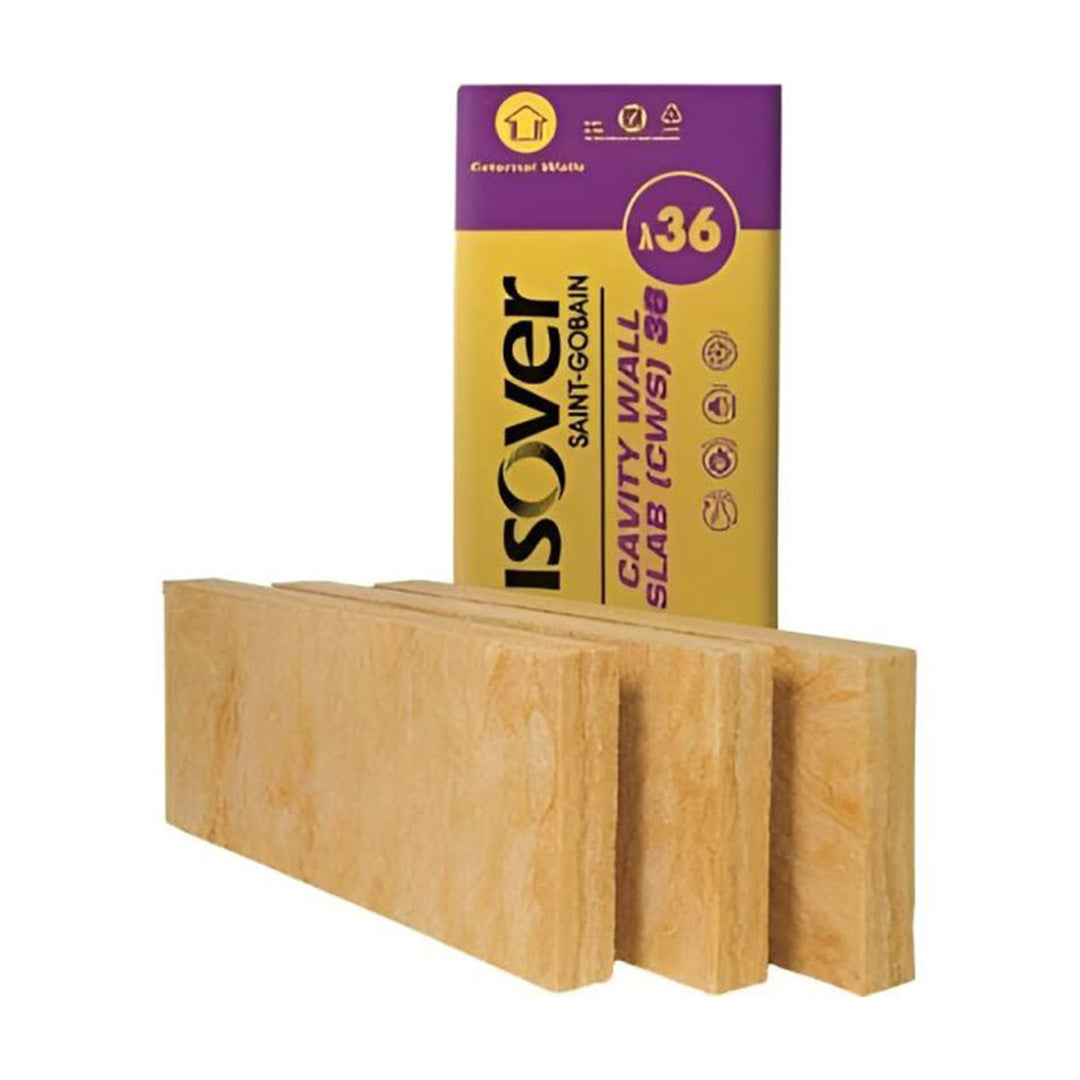 Isover Cavity Wall Slab 36 - 1200mm x 455mm - All Thicknesses