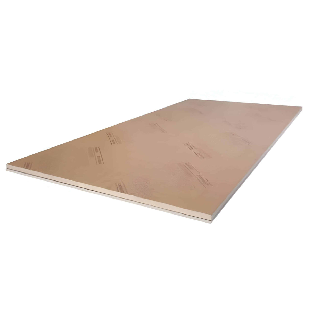 A Celotex PIR Insulated Plasterboard PL4000 showcasing the plasterboard attached to a sheet of insulation