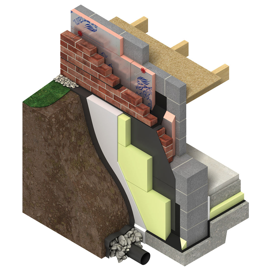 Kingspan GreenGuard GG300S XPS -  2500mm x 600mm - All Thicknesses