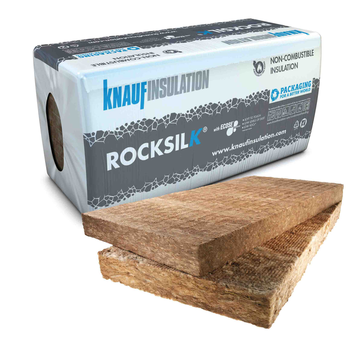 Knauf Rocksilk Acoustic Floor Slab - 1000mm x 600mm - All Thicknesses