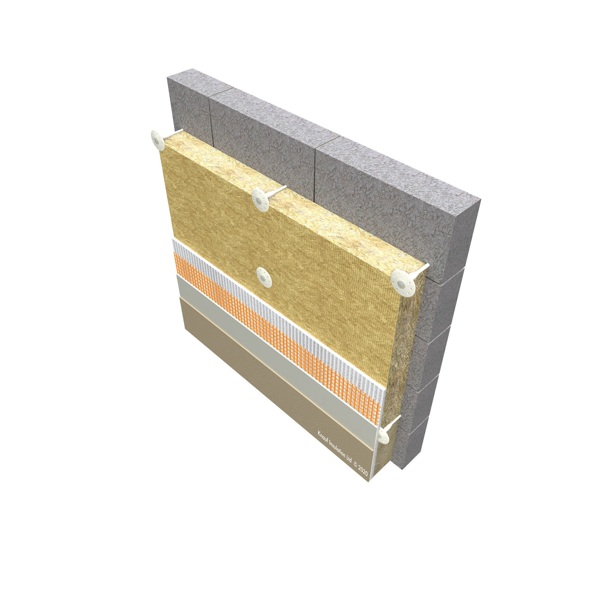 Knauf Rocksilk EWI Slab - 1200mm x 600mm - All Thicknesses